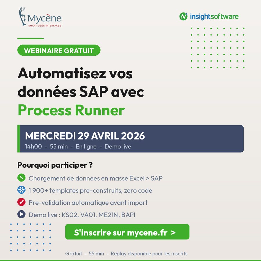 Post LinkedIn — Save the date webinaire Process Runner