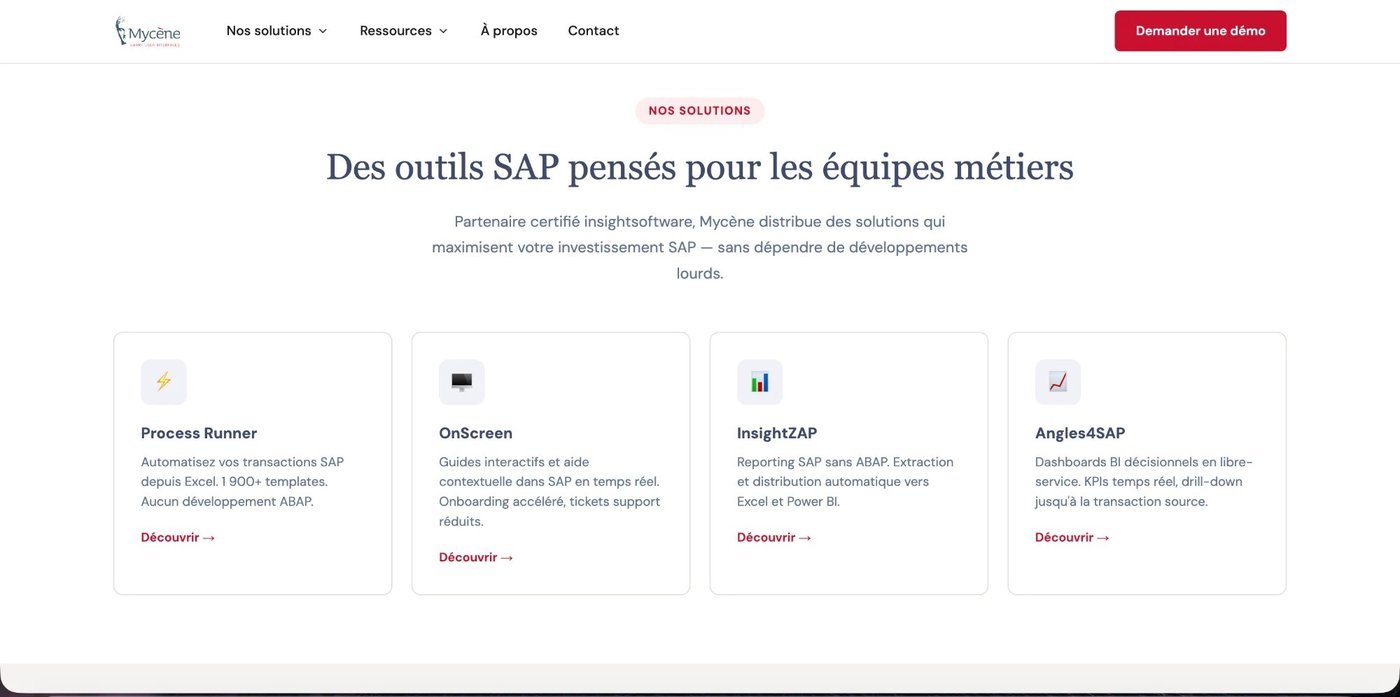 Site Mycène conçu avec Digitaland